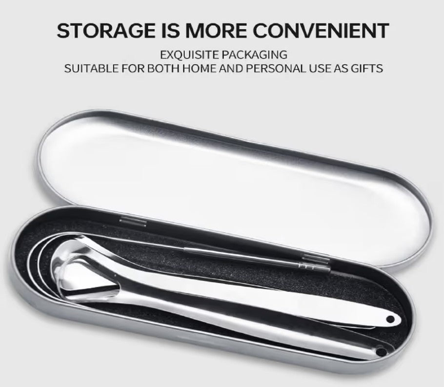 Tongue Scraper Kit - 4pcs